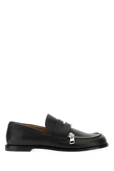 Jw Anderson Black Leather Loafers