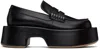 Jw Anderson Platform Loafers In 999 Black