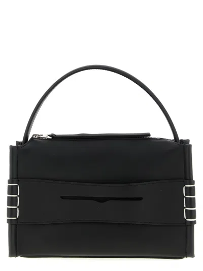 Jw Anderson Black Loafer Small Satchel In Pattern