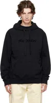 Jw Anderson Black Logo Embroidery Hoodie