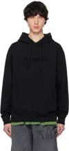 Jw Anderson Logo Embroidered Hoodie In 999