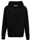 Jw Anderson Logo Embroidered Hoodie In Black