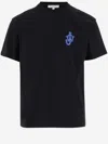 Jw Anderson Anchor-patch Short-sleeve T-shirt In Black