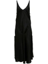 Jw Anderson Long-sleeve Asymmetric-hem Dress In Black