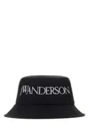 Jw Anderson Logo-embroidered Tonal-stitching Bucket Hat