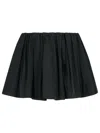 Jw Anderson Black Polyester Shorts Skirt Women In Black