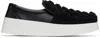 Jw Anderson Black Popcorn Sneakers In 19185-001-black