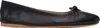 Jw Anderson Leather Ballerina Flats In 999 Black