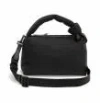 Jw Anderson J.w. Anderson Black Shoulder Bag With Knotted Handle In Black