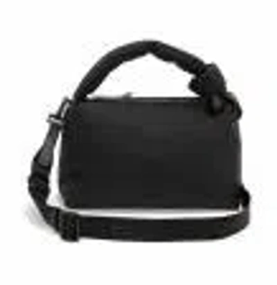 Jw Anderson J.w. Anderson Black Shoulder Bag With Knotted Handle