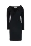 Jw Anderson Abito In Misto Poliestere Stretch Nero Donna