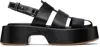 Jw Anderson Stripe Platform Sandal W In 999 Black