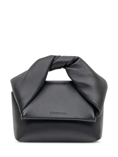 Jw Anderson Black Twister Small Crossbody Bag