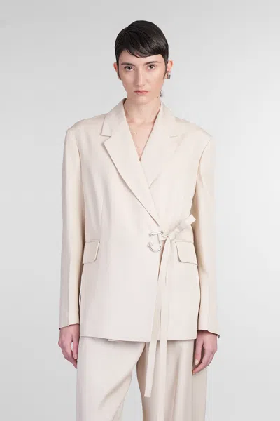 JW ANDERSON BLAZER IN BEIGE VISCOSE