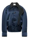 Jw Anderson Rounded Jacket In Blue