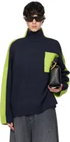Jw Anderson Patch Pocket Sweater In 064