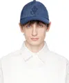 Jw Anderson Blue Baseball Cap In 800