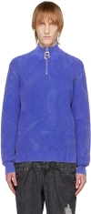 Jw Anderson Blue Can Puller Sweater In 850 Cobalt