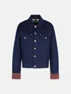 Jw Anderson Cotton Jacket Featuring Chest Pockets In Blue