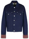 Jw Anderson Blue Cotton Jacket In Blue