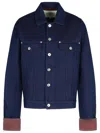 Jw Anderson Blue Cotton Jacket In Blue