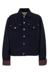 Jw Anderson J. W. Anderson 'turn Up Cuff' Jacket In Blue