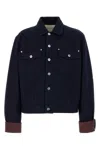 Jw Anderson Denim Jacket In Blue