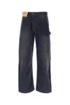 Jw Anderson Navy Twisted Workwear Jeans In Navy