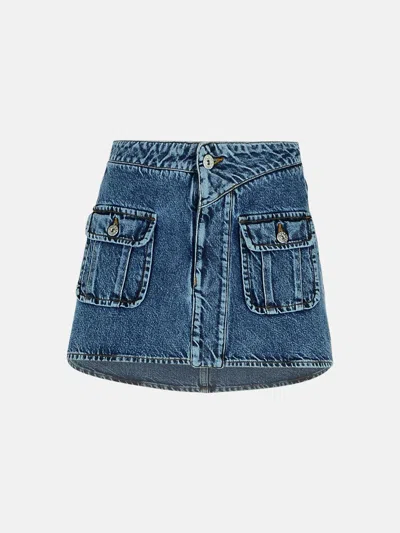 Jw Anderson Blue Denim Miniskirt