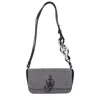 Jw Anderson Anchor-chain Baguette Shoulder Bag In Silver