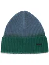 Jw Anderson Gradient-effect Ribbed Beanie In Blue