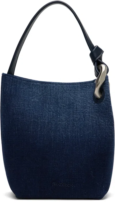 Jw Anderson Blue Jwa Corner Bucket Tote In 800