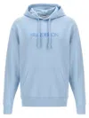 Jw Anderson J.w.anderson 'logo Embroidery Hoodie' Sweatshirt In Blue