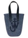 Jw Anderson J.w.anderson 'mini Belt' Shopping Bag In Blue