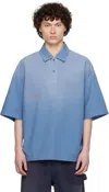 Jw Anderson Oversized Logo Embroidered Polo Shirt In 804