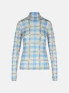 Jw Anderson Blue Polyester T-shirt In Blue