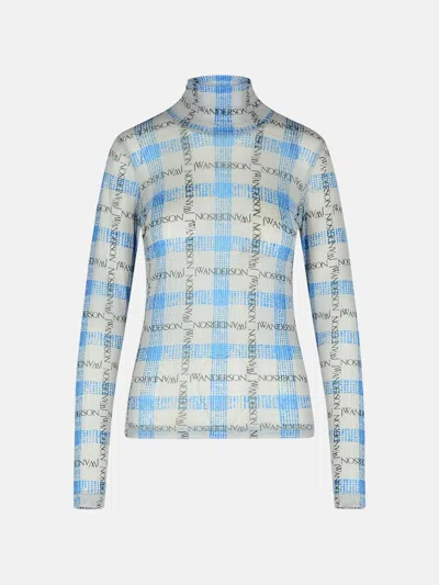 Jw Anderson Blue Polyester T-shirt
