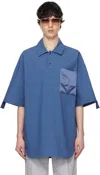 Jw Anderson Quilted-pocket Polo Shirt In 770