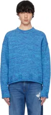 Jw Anderson Space-dyed Cotton-blend Jumper In 825
