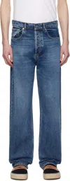 Jw Anderson Mid-rise Straight Jeans In 172