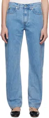 Jw Anderson Women Twisted Denim Jeans