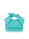 Jw Anderson Petite "twist Bow" Sac In Green