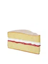Jw Anderson Victoria Sponge Multicolor Clutch With Magnetic Closure In Resin Woman In Beige