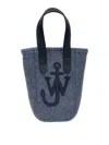 Jw Anderson J.w.anderson 'mini Belt' Shopping Bag In Blue
