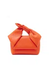 Jw Anderson Twister Mini Crossbody Bag In Silver
