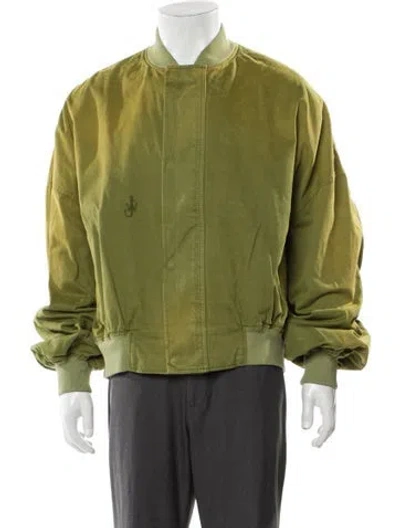 Pre-owned Jw Anderson Bomber Jacket In Green