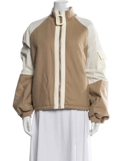 Pre-owned Jw Anderson Bomber Jacket In Neutrals