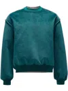 Jw Anderson Bonded Sweatshirt In Green