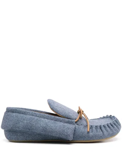 JW ANDERSON BOW-EMBELLISHED LOAFERS