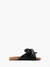 Jw Anderson Black Chain Slides In Black